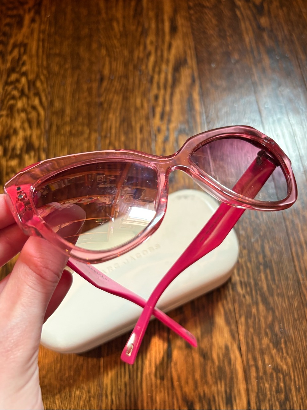 Marc Jacobs Pink Sunglasses - Picture 5 of 10